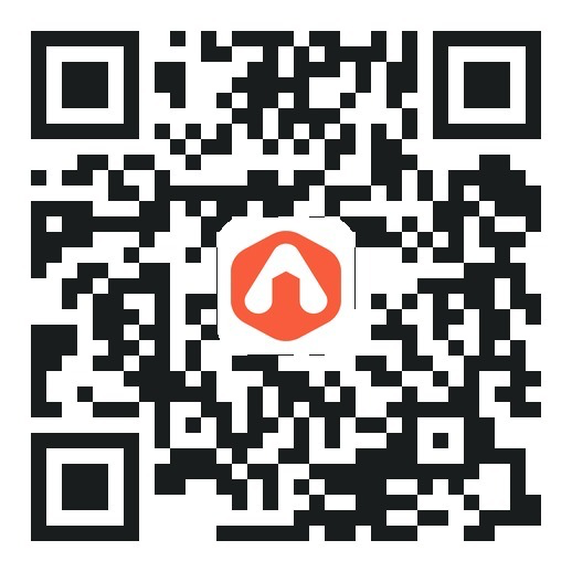 QR kód ke stažení aplikace Alogator